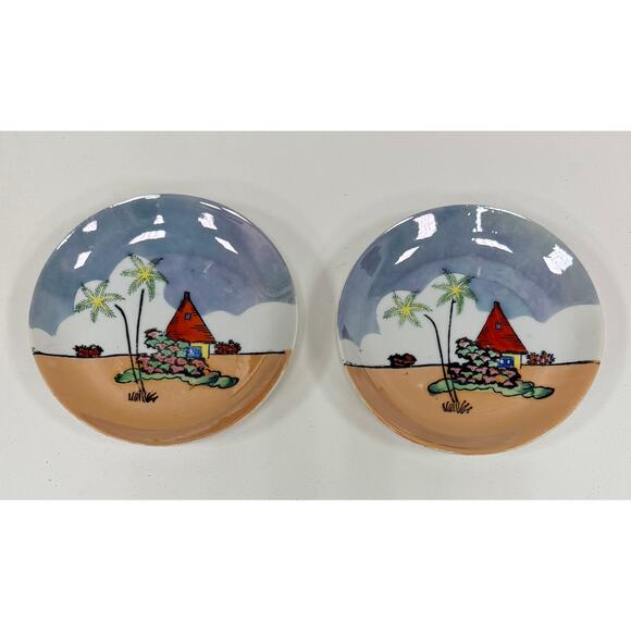 Set of Vintage Japanese Lusterware Plates. KK561 - Picture 1 of 5